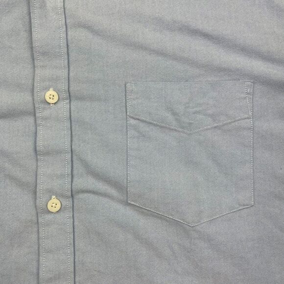 UNTUCKit Shirt Mens 3XL Blue Long Sleeve Collared Button Up Cotton - Picture 6 of 10